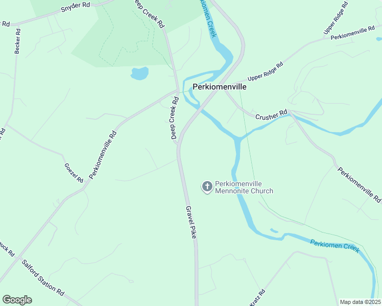 map of restaurants, bars, coffee shops, grocery stores, and more near 1870 Gravel Pike in Perkiomenville