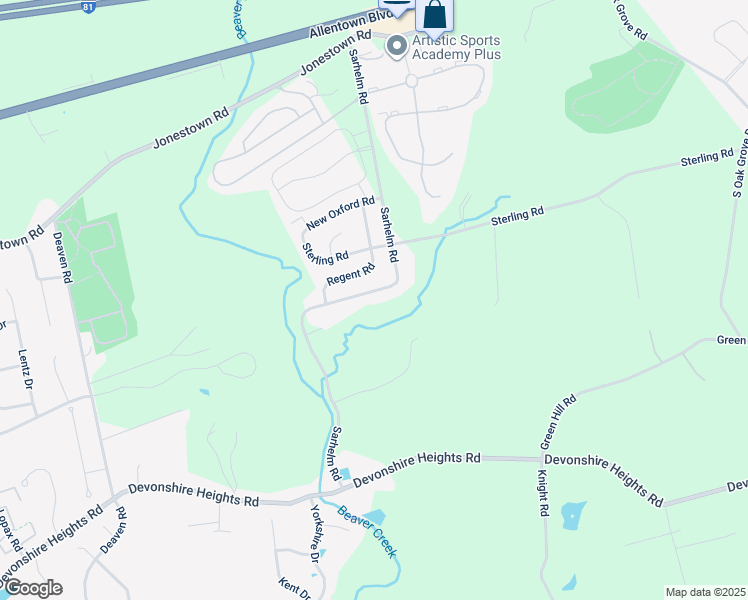 map of restaurants, bars, coffee shops, grocery stores, and more near 345 Sarhelm Road in Harrisburg