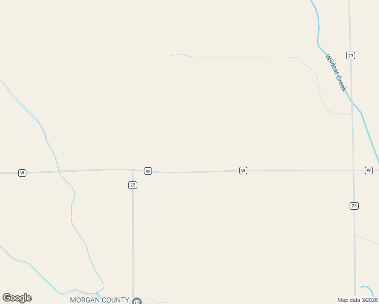 map of restaurants, bars, coffee shops, grocery stores, and more near 22309 County Road W in Fort Morgan