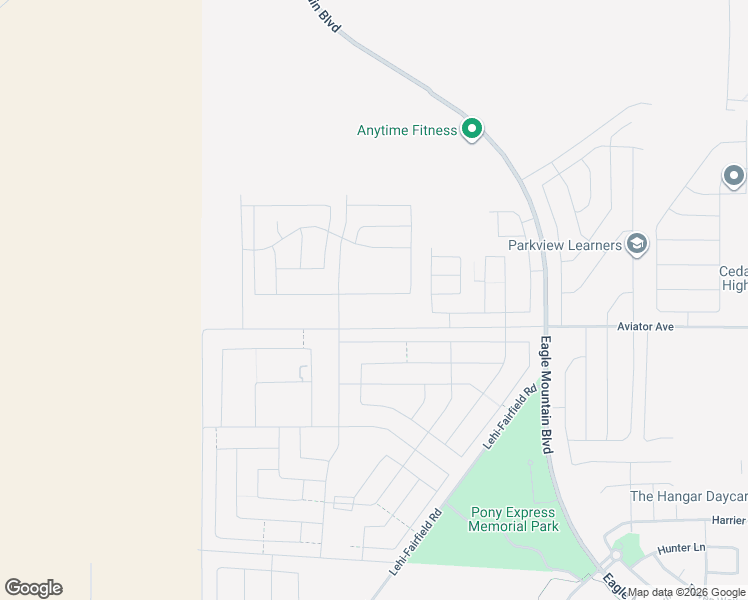 map of restaurants, bars, coffee shops, grocery stores, and more near 388 Clear Granite Way in Eagle Mountain