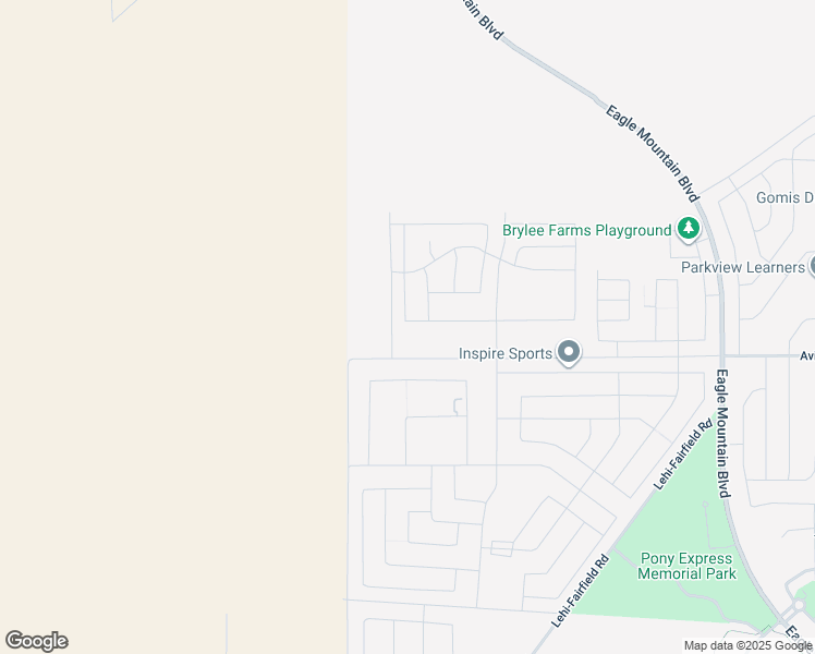 map of restaurants, bars, coffee shops, grocery stores, and more near 126 Clear Granite Way in Eagle Mountain