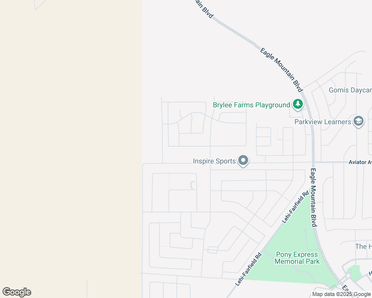 map of restaurants, bars, coffee shops, grocery stores, and more near 198 Clear Granite Way in Eagle Mountain