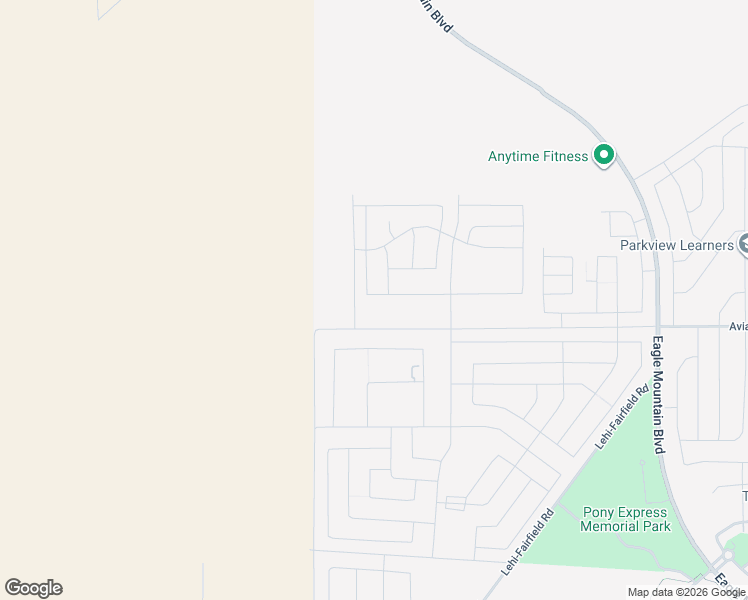 map of restaurants, bars, coffee shops, grocery stores, and more near 136 Clear Granite Way in Eagle Mountain