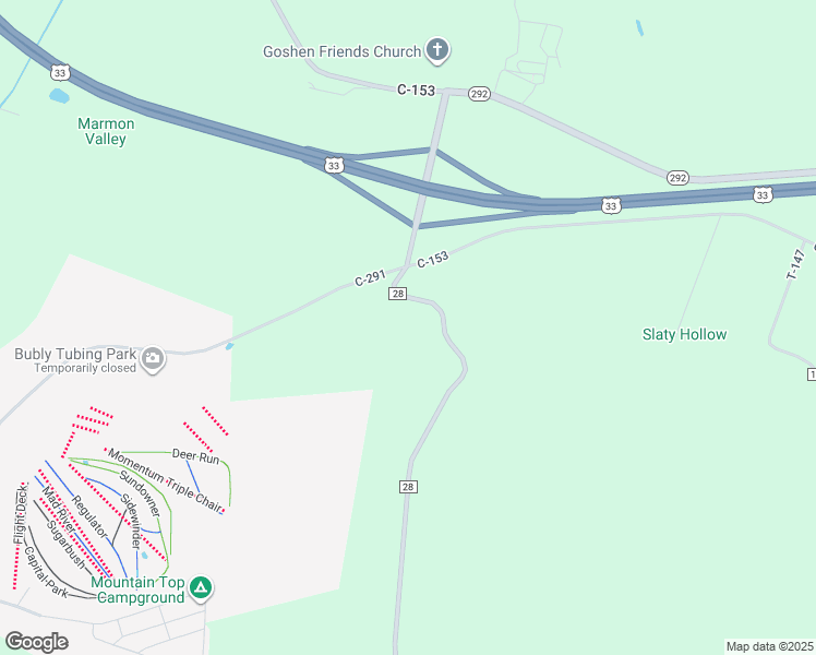 map of restaurants, bars, coffee shops, grocery stores, and more near 3832 County Road 28 in West Liberty