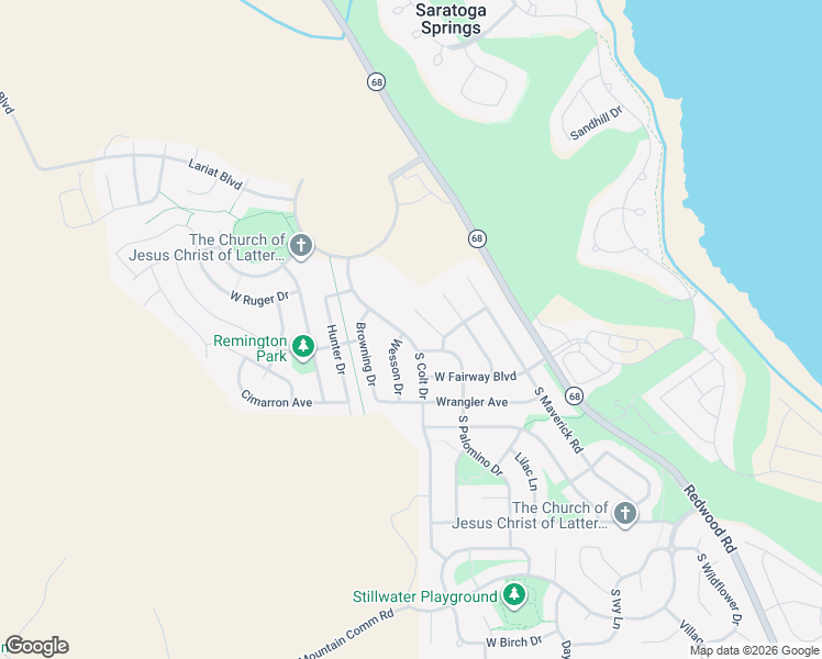 map of restaurants, bars, coffee shops, grocery stores, and more near 2227 Chestnut Circle in Saratoga Springs