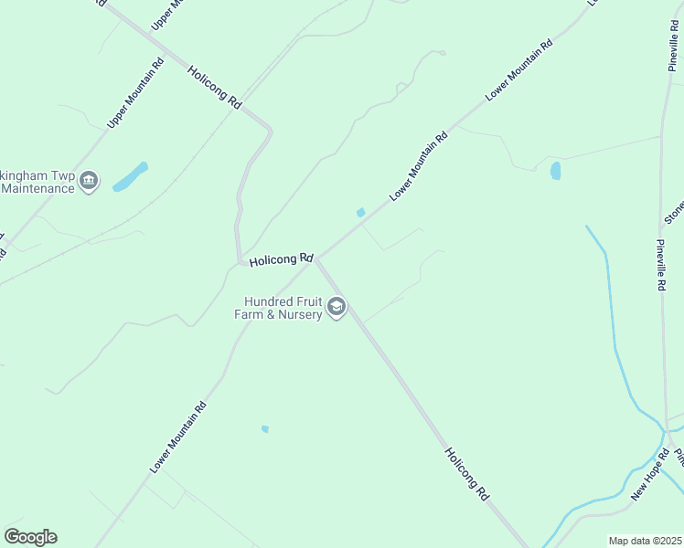 map of restaurants, bars, coffee shops, grocery stores, and more near 5127 Lower Mountain Road in New Hope