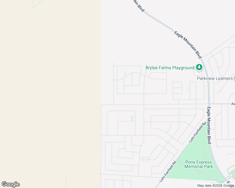 map of restaurants, bars, coffee shops, grocery stores, and more near 110 Clear Granite Way in Eagle Mountain