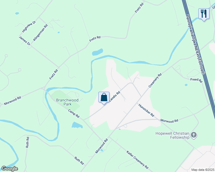 map of restaurants, bars, coffee shops, grocery stores, and more near 940 Alycia Lane in Telford