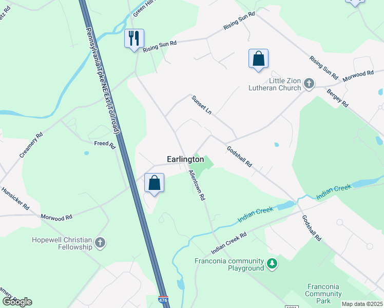 map of restaurants, bars, coffee shops, grocery stores, and more near 395 Morwood Road in Telford