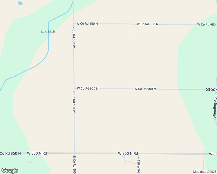map of restaurants, bars, coffee shops, grocery stores, and more near 7650 West Co Road 900 North in Gaston