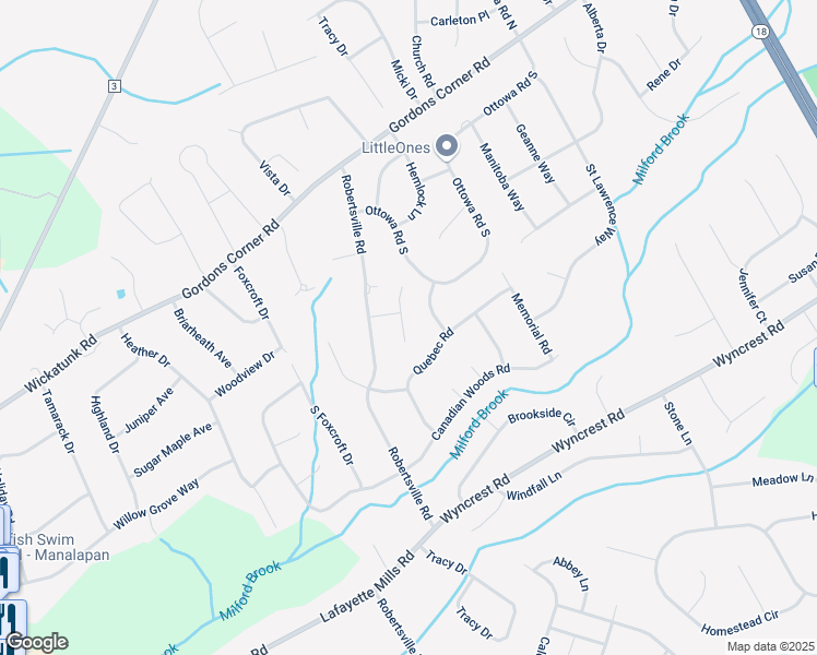 map of restaurants, bars, coffee shops, grocery stores, and more near 10 Totten Ct in Marlboro