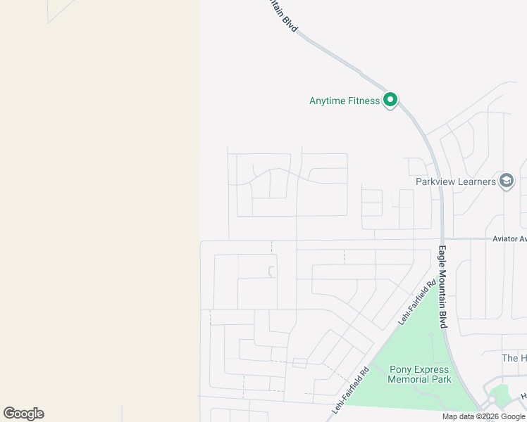 map of restaurants, bars, coffee shops, grocery stores, and more near 205 Clear Granite Way in Eagle Mountain
