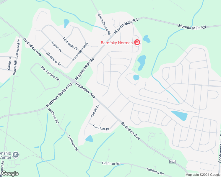map of restaurants, bars, coffee shops, grocery stores, and more near 37 Crenshaw Court in Monroe Township