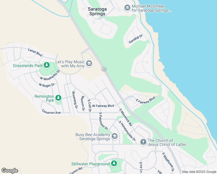map of restaurants, bars, coffee shops, grocery stores, and more near 2226 South Maverick Road in Saratoga Springs