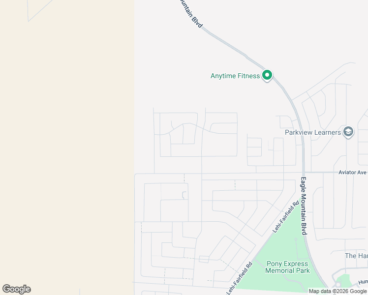 map of restaurants, bars, coffee shops, grocery stores, and more near 228 Quartz Creek Lane in Eagle Mountain