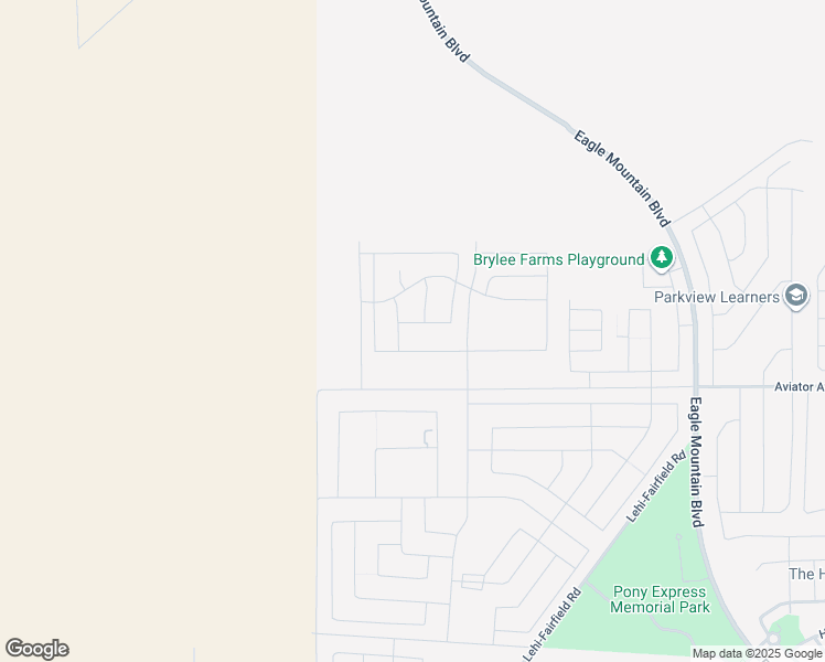 map of restaurants, bars, coffee shops, grocery stores, and more near 196 East Quartz Creek Lane in Eagle Mountain