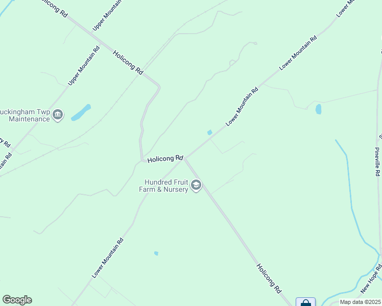map of restaurants, bars, coffee shops, grocery stores, and more near 5127 Lower Mountain Road in New Hope