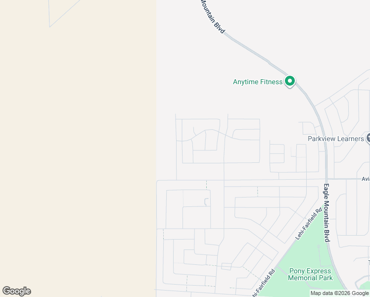 map of restaurants, bars, coffee shops, grocery stores, and more near 5158 Old Cobble Way in Eagle Mountain