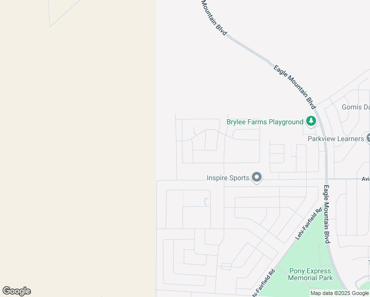 map of restaurants, bars, coffee shops, grocery stores, and more near 5158 Old Cobble Way in Eagle Mountain