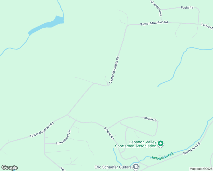 map of restaurants, bars, coffee shops, grocery stores, and more near 571 Texter Mountain Road in Robesonia