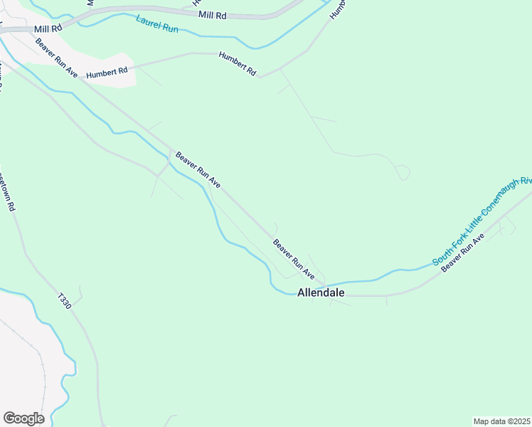 map of restaurants, bars, coffee shops, grocery stores, and more near 496 Beaver Run Avenue in Sidman
