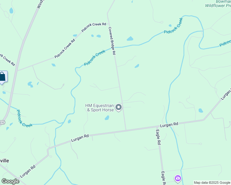 map of restaurants, bars, coffee shops, grocery stores, and more near 65 Covered Bridge Road in New Hope