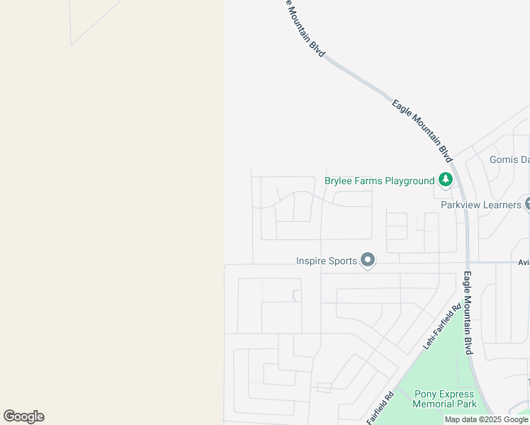 map of restaurants, bars, coffee shops, grocery stores, and more near 5182 Old Cobble Way in Eagle Mountain