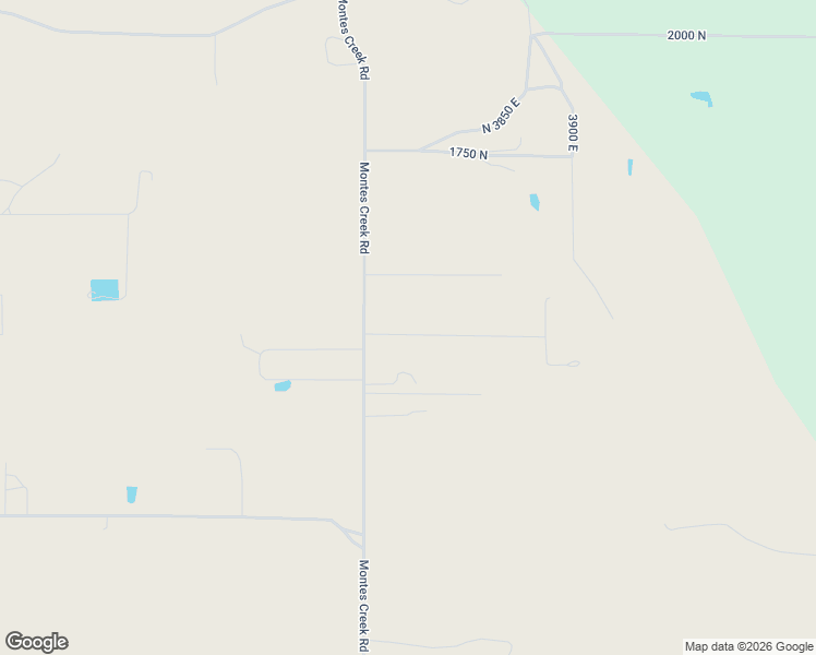 map of restaurants, bars, coffee shops, grocery stores, and more near 3599 East 1375 North in Roosevelt