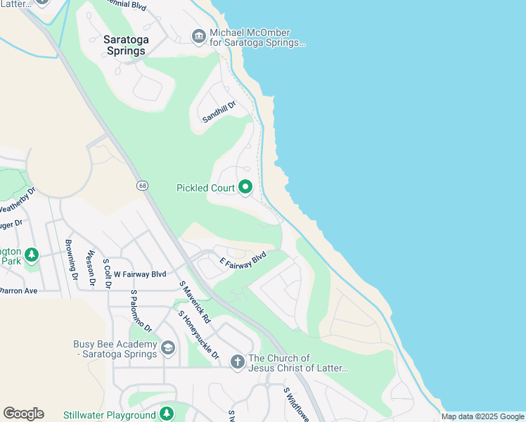 map of restaurants, bars, coffee shops, grocery stores, and more near 2177 Centennial Boulevard in Saratoga Springs
