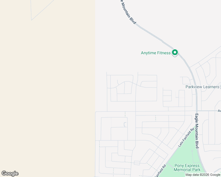 map of restaurants, bars, coffee shops, grocery stores, and more near 5209 Old Cobble Way in Eagle Mountain