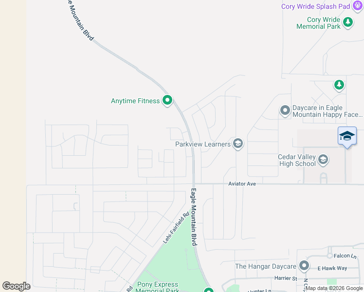 map of restaurants, bars, coffee shops, grocery stores, and more near 5163 Folkstone Drive in Eagle Mountain