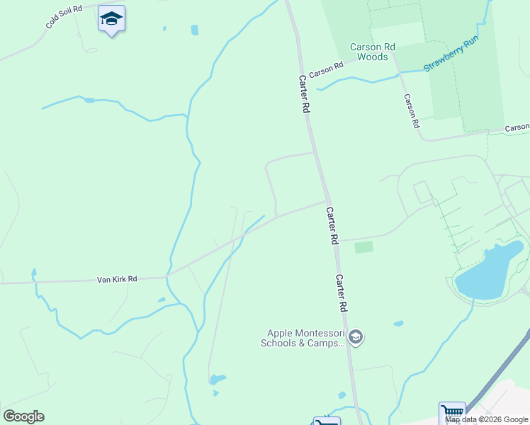 map of restaurants, bars, coffee shops, grocery stores, and more near 13 Tall Timbers Drive in Princeton