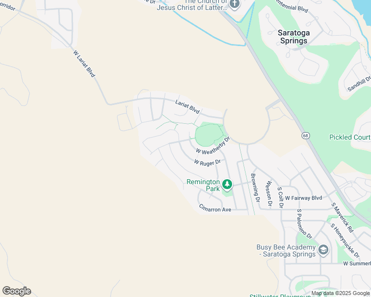 map of restaurants, bars, coffee shops, grocery stores, and more near 2162 South Ruger Drive in Saratoga Springs