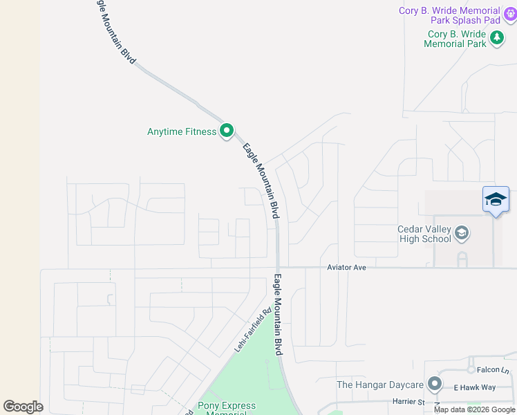 map of restaurants, bars, coffee shops, grocery stores, and more near 5163 Folkstone Drive in Eagle Mountain