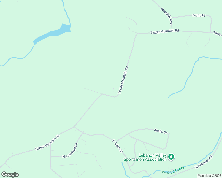 map of restaurants, bars, coffee shops, grocery stores, and more near 571-599 Texter Mountain Road in Robesonia