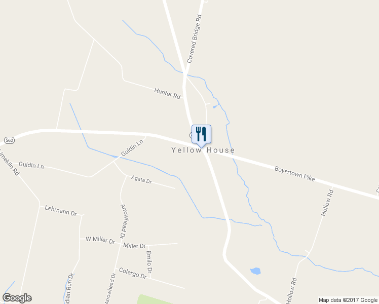 map of restaurants, bars, coffee shops, grocery stores, and more near 6735 Boyertown Pike in Douglassville