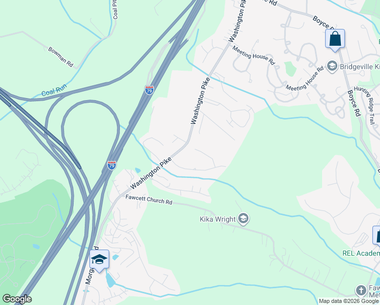 map of restaurants, bars, coffee shops, grocery stores, and more near 8111 Palomino Drive in Bridgeville
