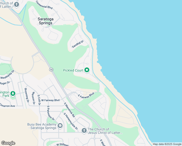 map of restaurants, bars, coffee shops, grocery stores, and more near 2156 Centennial Boulevard in Saratoga Springs