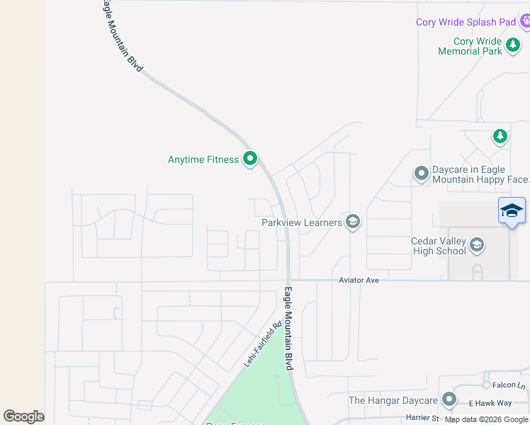 map of restaurants, bars, coffee shops, grocery stores, and more near 5163 Folkstone Drive in Eagle Mountain