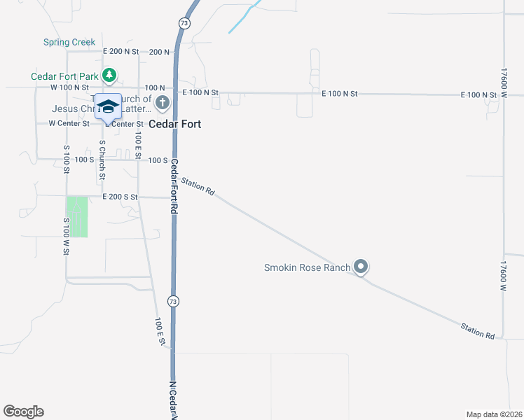 map of restaurants, bars, coffee shops, grocery stores, and more near 495 Station Road in Cedar Fort