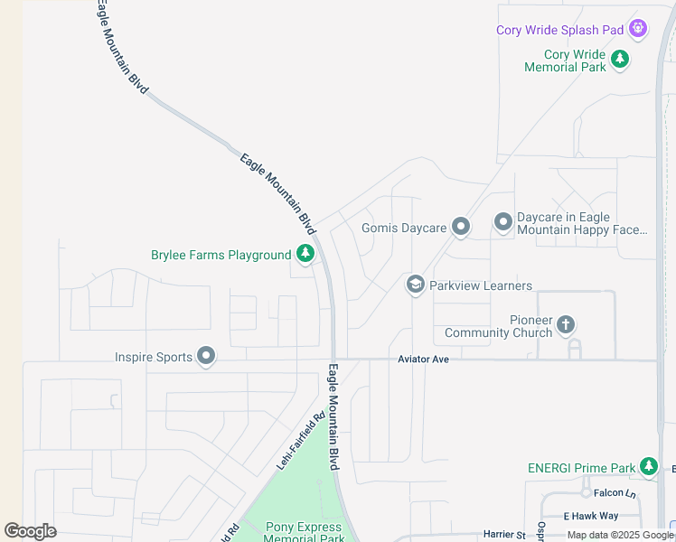 map of restaurants, bars, coffee shops, grocery stores, and more near 5243 Foxtail Way in Eagle Mountain
