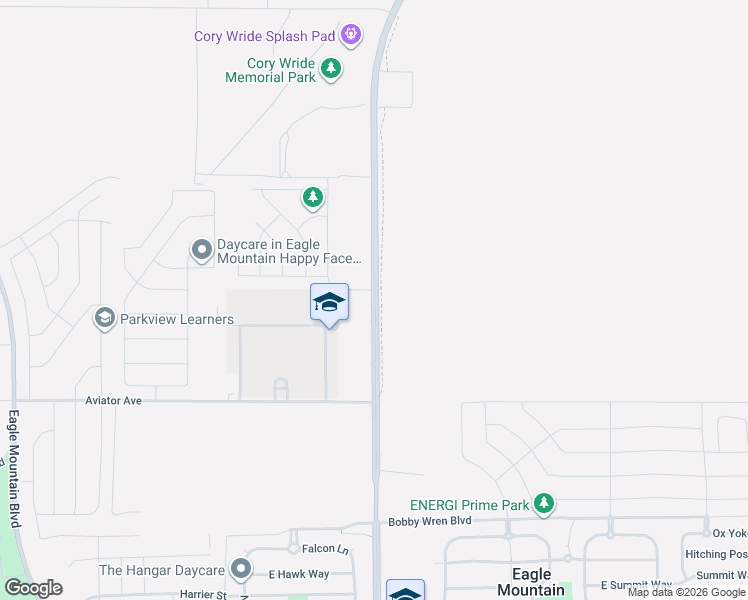 map of restaurants, bars, coffee shops, grocery stores, and more near Sweetwater North in Eagle Mountain