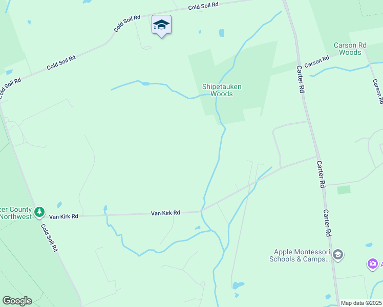 map of restaurants, bars, coffee shops, grocery stores, and more near 28 Van Kirk Road in Princeton