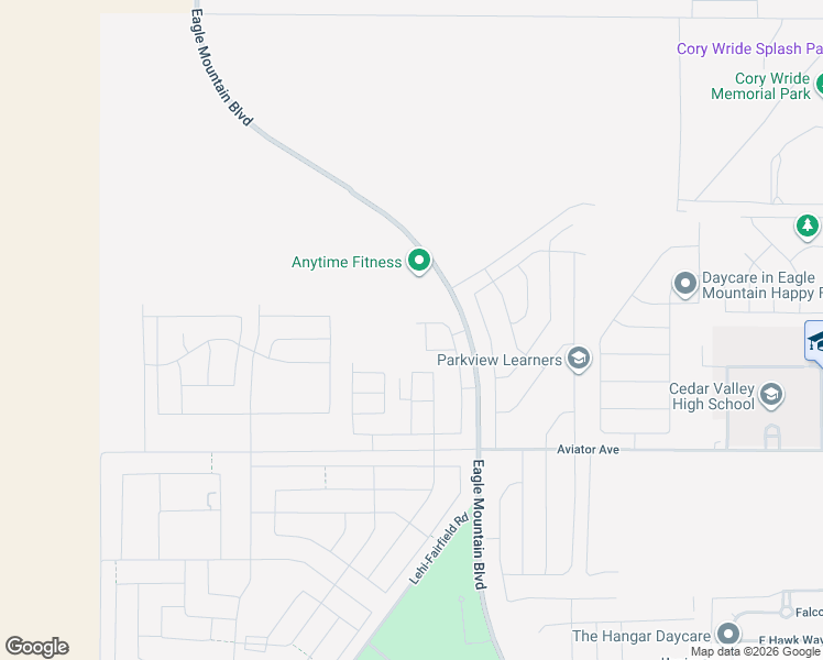 map of restaurants, bars, coffee shops, grocery stores, and more near 5237 North Greenfield Way in Cedar Fort
