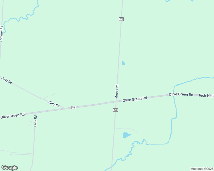 map of restaurants, bars, coffee shops, grocery stores, and more near 8631 Moody Road in Centerburg