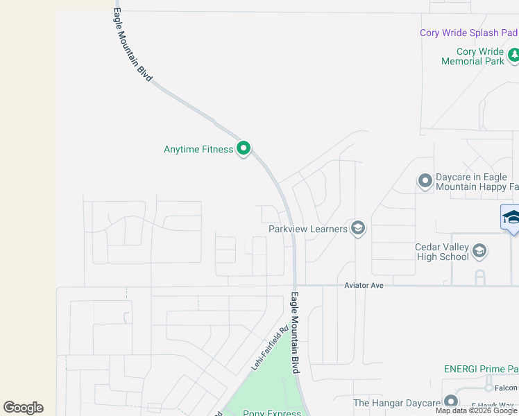 map of restaurants, bars, coffee shops, grocery stores, and more near 5237 North Greenfield Way in Cedar Fort