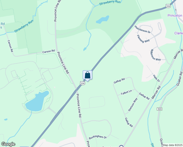 map of restaurants, bars, coffee shops, grocery stores, and more near 3760 Lawrenceville Road in Princeton