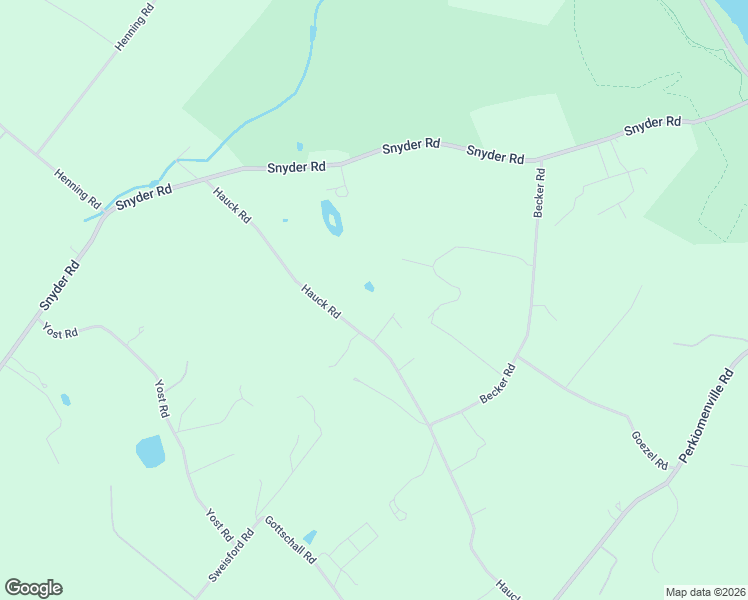 map of restaurants, bars, coffee shops, grocery stores, and more near 1603 Woodland Road in Green Lane