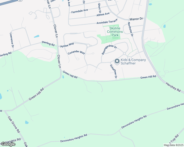 map of restaurants, bars, coffee shops, grocery stores, and more near 7712 Hanoverdale Drive in Skyline View