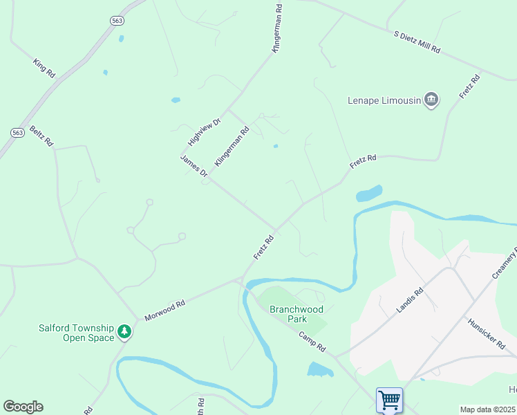 map of restaurants, bars, coffee shops, grocery stores, and more near 188 Klingerman Road in Telford